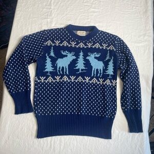 Vtg Jersild Orlon Crewneck Pullover‎ Ski Sweater Adult Vintage Knitted Swiss